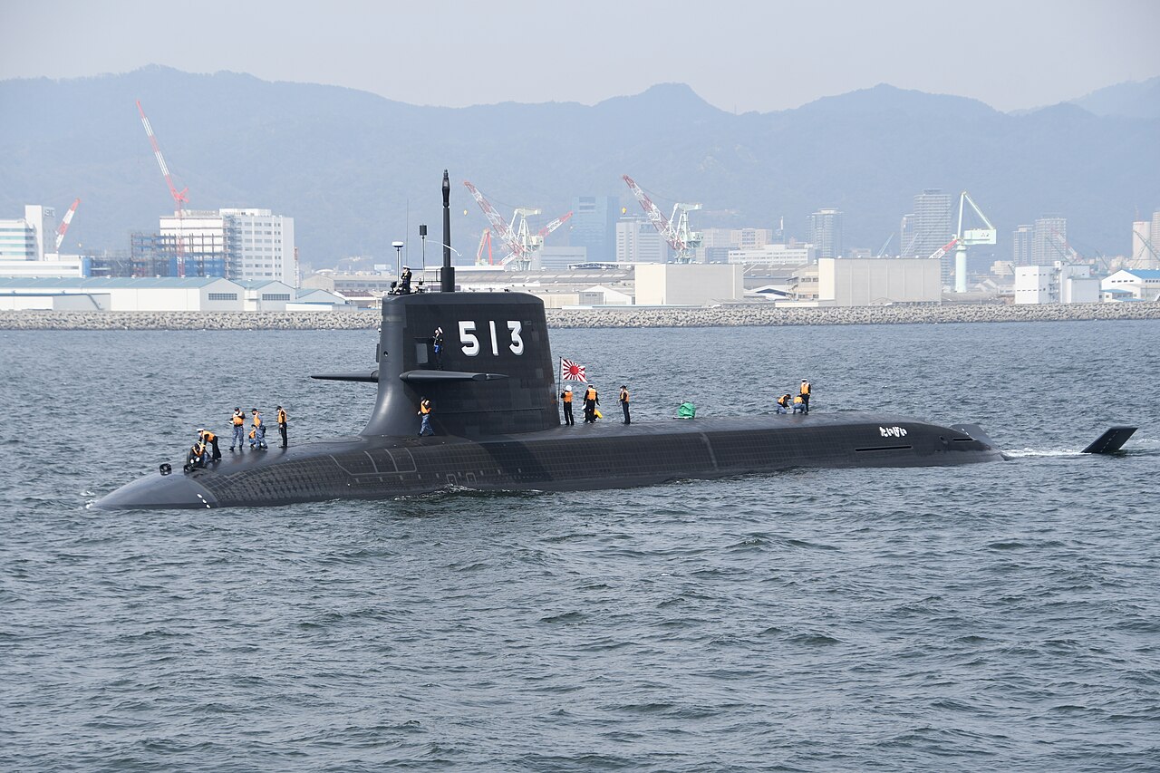 JS Taigei(SS-513) sailing in Port of Kobe March 9, 2022 25.jpg